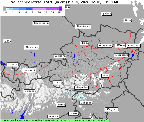 Neuschnee, 10. 2. 2026