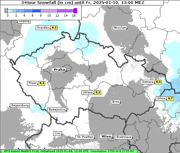 Neuschnee, 10. 1. 2025