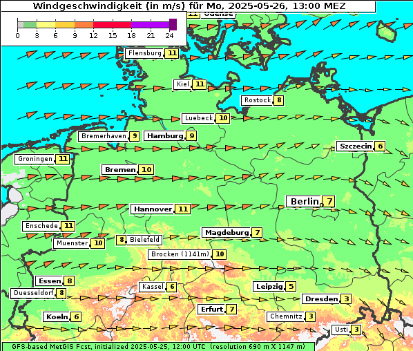 Wind, 26. 5. 2025