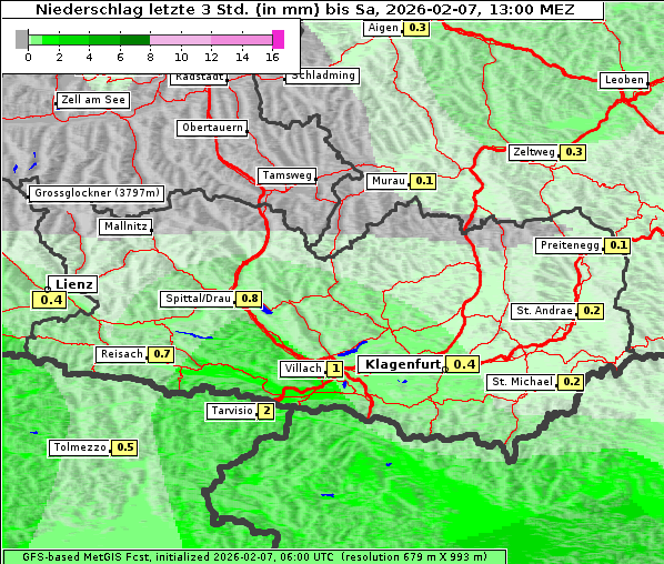 Niederschlag, 7. 2. 2026