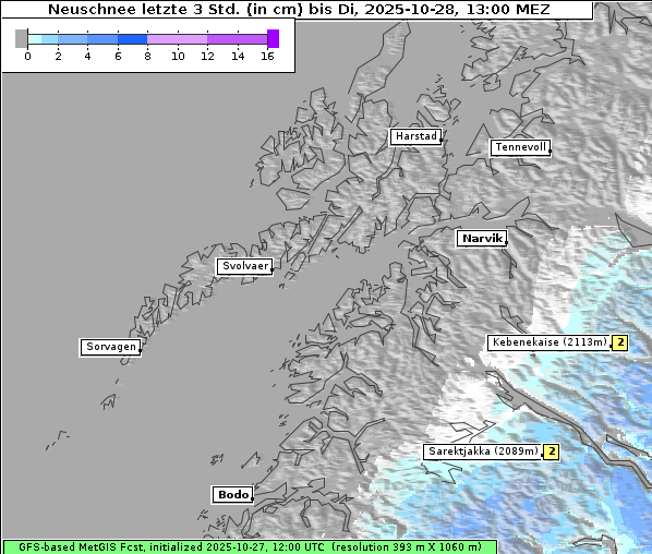 Neuschnee, 28. 10. 2025