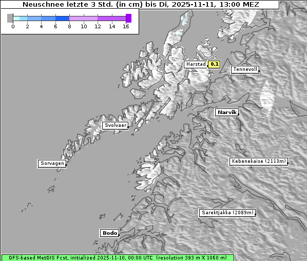 Neuschnee, 11. 11. 2025