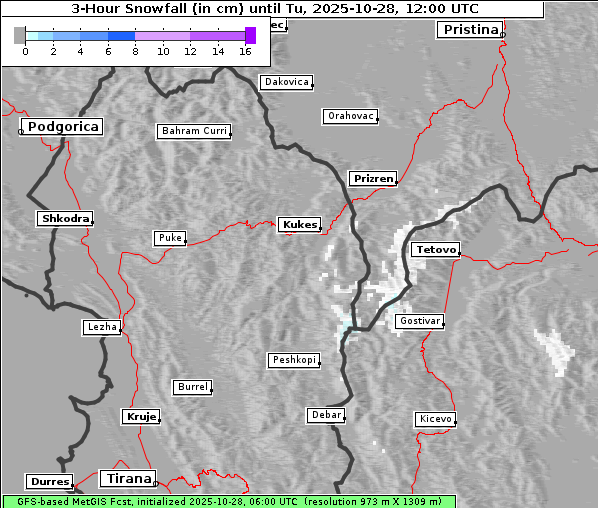 Neuschnee, 28. 10. 2025