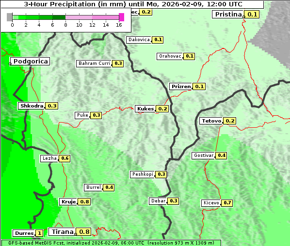 Niederschlag, 9. 2. 2026