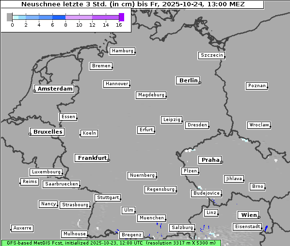 Neuschnee, 24. 10. 2025
