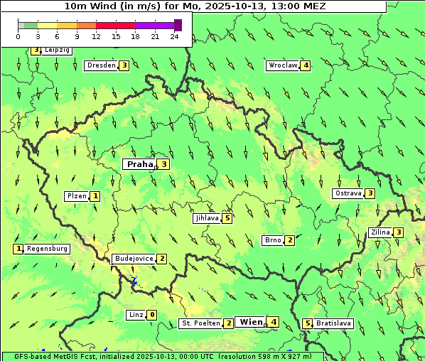Wind, 13. 10. 2025