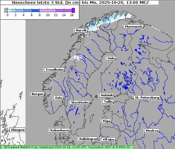 Neuschnee, 20. 10. 2025