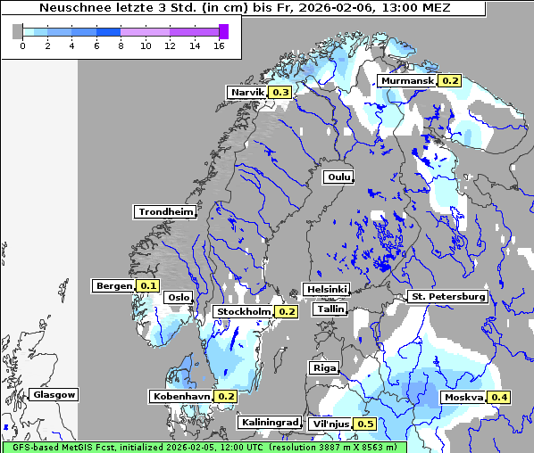 Neuschnee, 6. 2. 2026