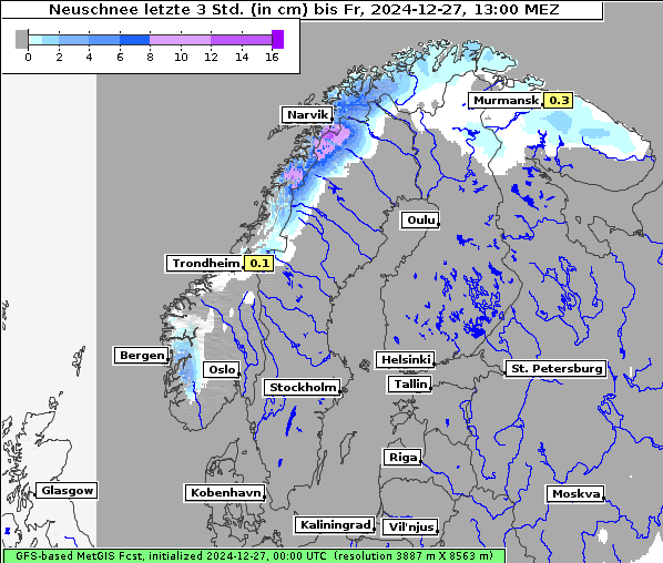 Neuschnee, 27. 12. 2024