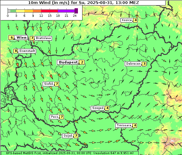 Wind, 31. 8. 2025