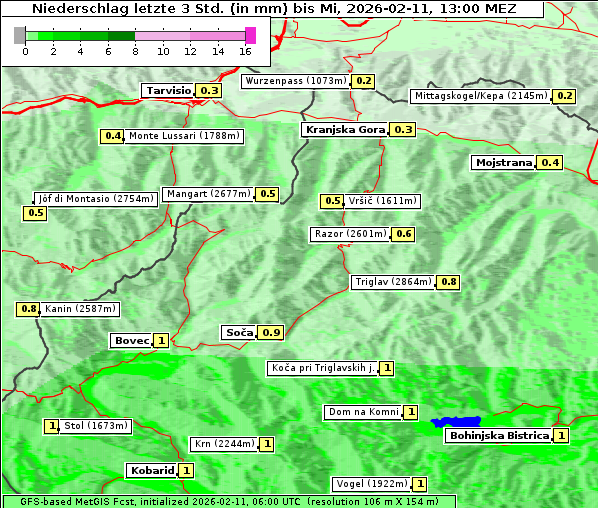 Niederschlag, 11. 2. 2026