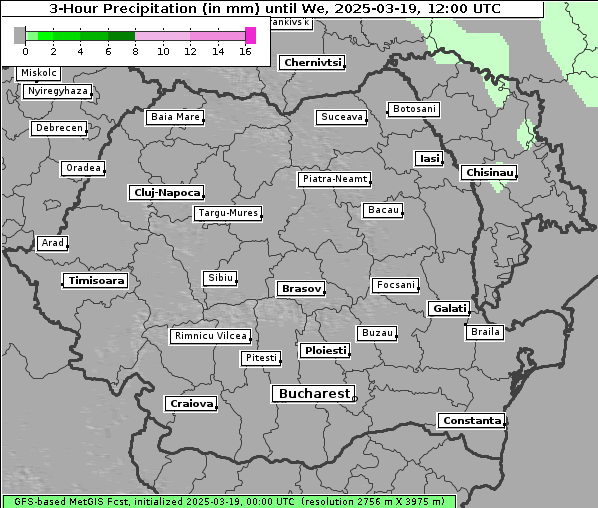 Niederschlag, 19. 3. 2025