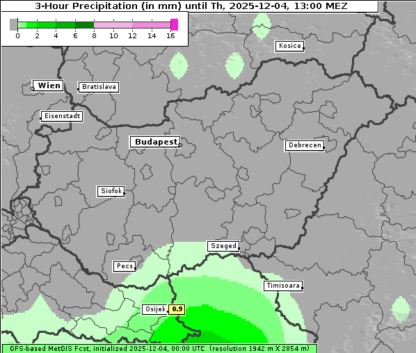 Niederschlag, 4. 12. 2025