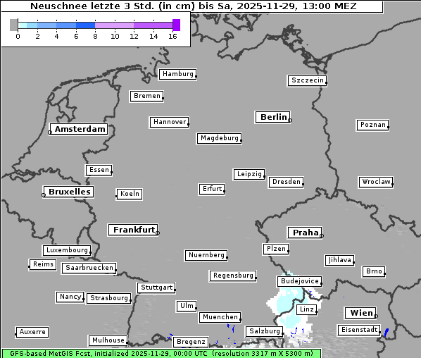 Neuschnee, 29. 11. 2025