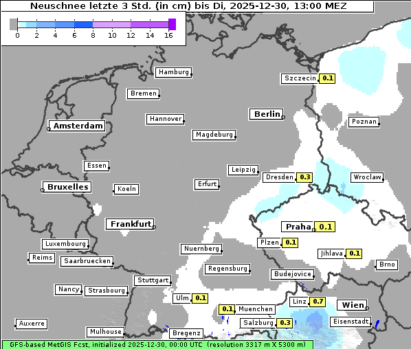 Neuschnee, 30. 12. 2025