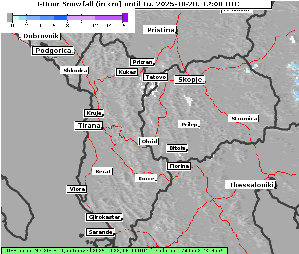 Neuschnee, 28. 10. 2025