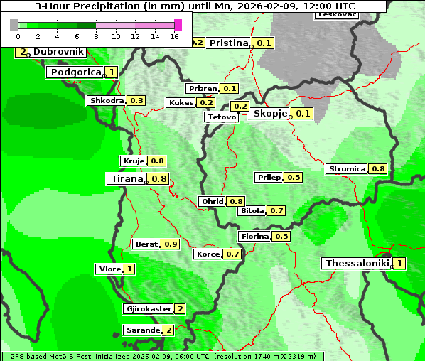 Niederschlag, 9. 2. 2026