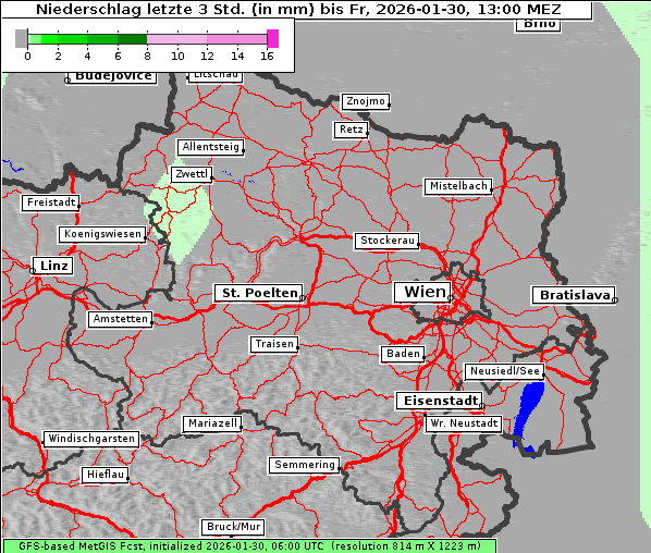 Niederschlag, 30. 1. 2026