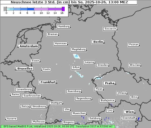 Neuschnee, 26. 10. 2025