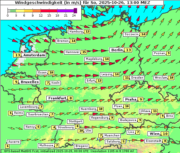 Wind, 26. 10. 2025
