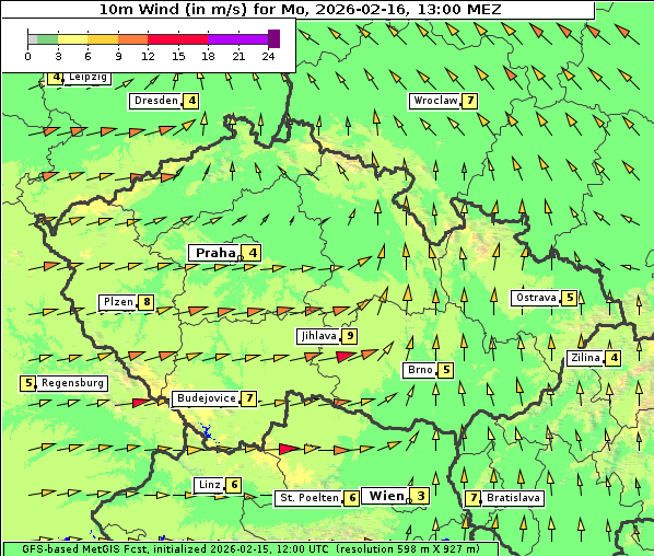 Wind, 16. 2. 2026