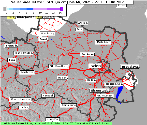 Neuschnee, 31. 12. 2025
