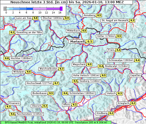Neuschnee, 10. 1. 2026