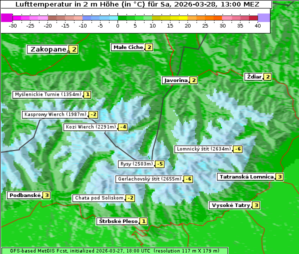 Temperatur, 28. 3. 2026