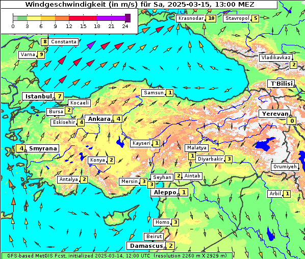 Wind, 15. 3. 2025
