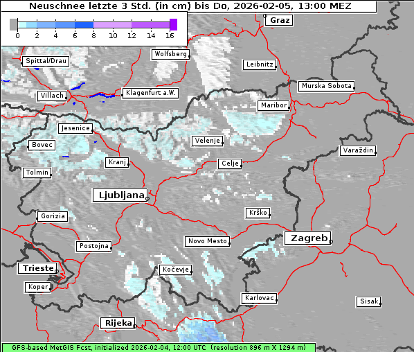 Neuschnee, 5. 2. 2026