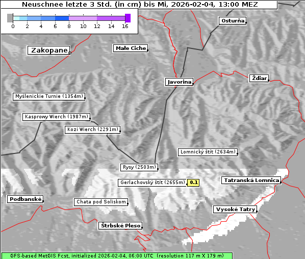 Neuschnee, 4. 2. 2026