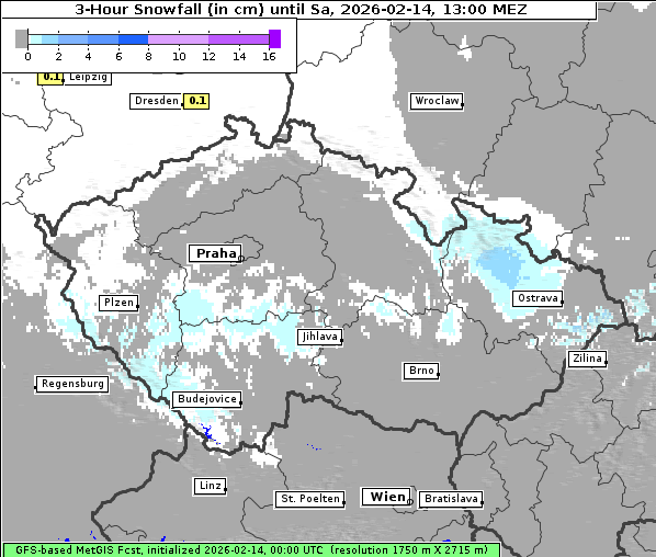 Neuschnee, 14. 2. 2026
