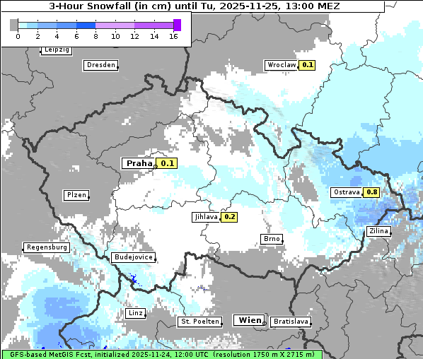 Neuschnee, 25. 11. 2025