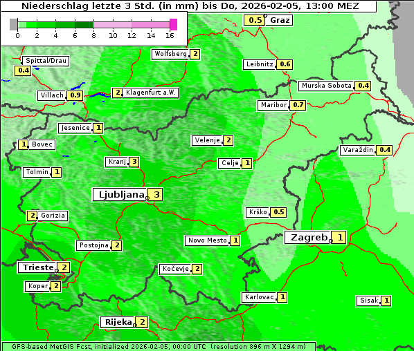 Niederschlag, 5. 2. 2026