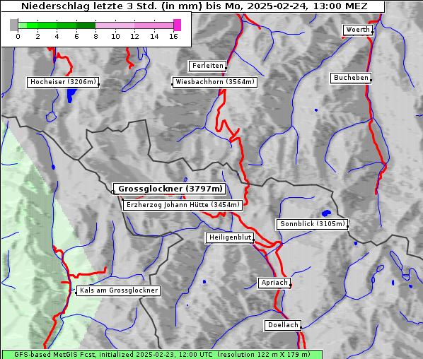 Niederschlag, 24. 2. 2025