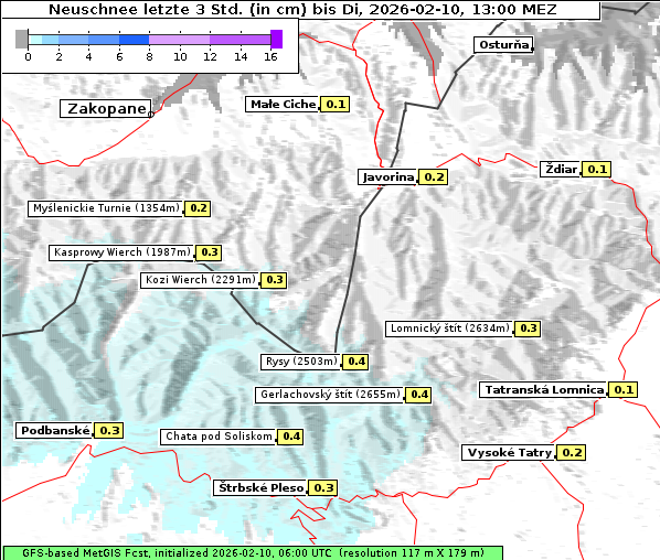 Neuschnee, 10. 2. 2026