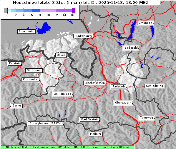 Neuschnee, 18. 11. 2025