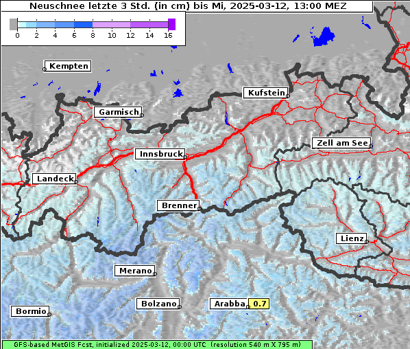 Neuschnee, 12. 3. 2025