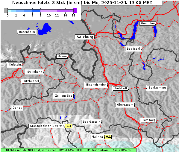 Neuschnee, 24. 11. 2025
