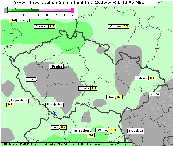Niederschlag, 4. 4. 2026