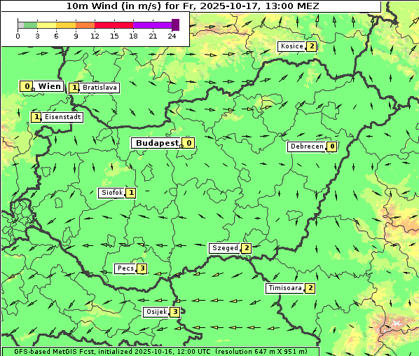 Wind, 17. 10. 2025