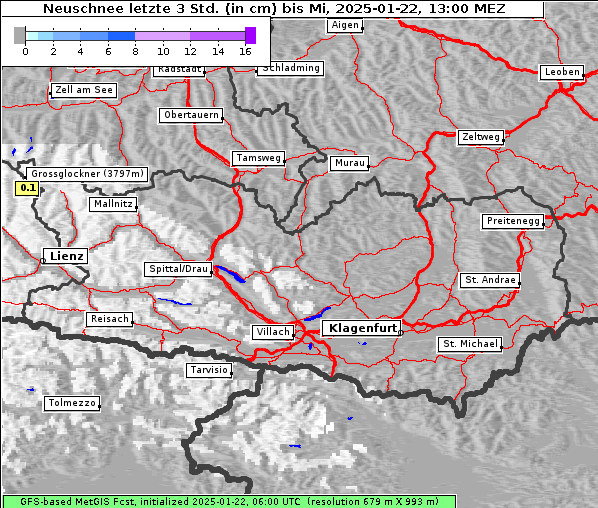 Neuschnee, 22. 1. 2025