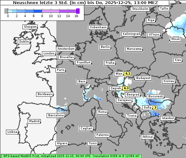 Neuschnee, 25. 12. 2025