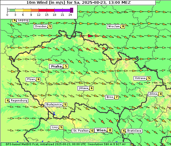 Wind, 23. 8. 2025