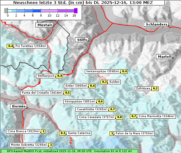 Neuschnee, 16. 12. 2025