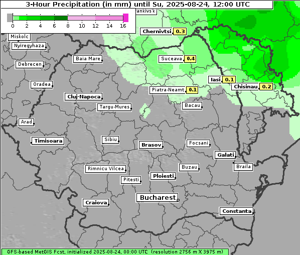 Niederschlag, 24. 8. 2025