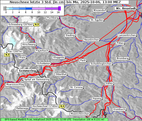 Neuschnee, 6. 10. 2025
