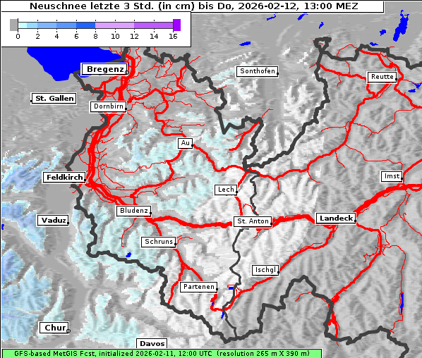 Neuschnee, 12. 2. 2026