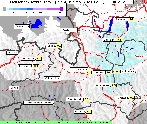 Neuschnee, 23. 12. 2024