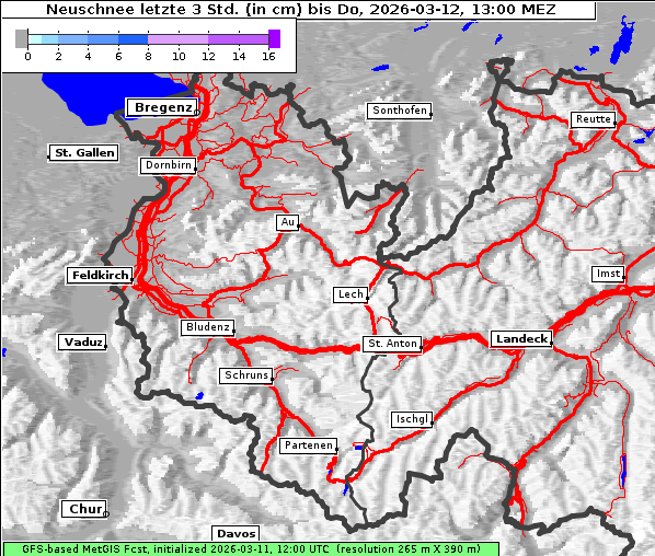 Neuschnee, 12. 3. 2026